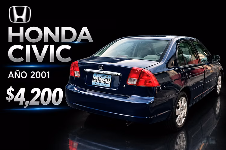 Honda Civic 2001 Motor D17 Automático 4 puertas
