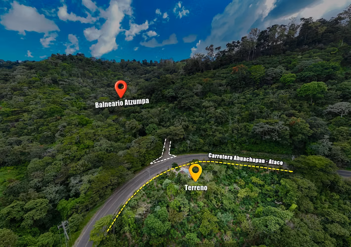 Terreno Estratégico en Ataco Frente a Balneario Atzumpa - Imagen 4