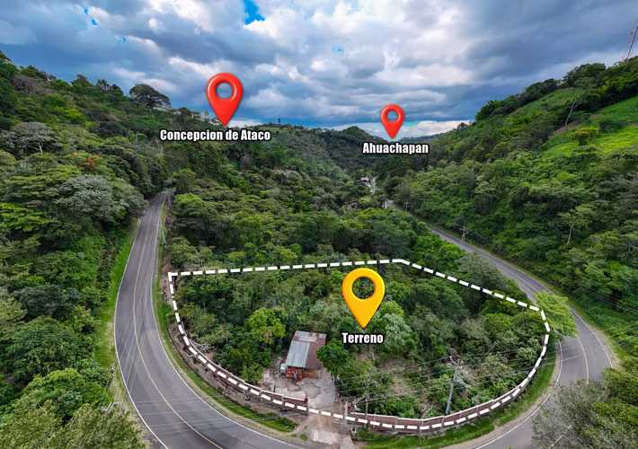 Strategic land in Ataco in front of Atzumpa Spa