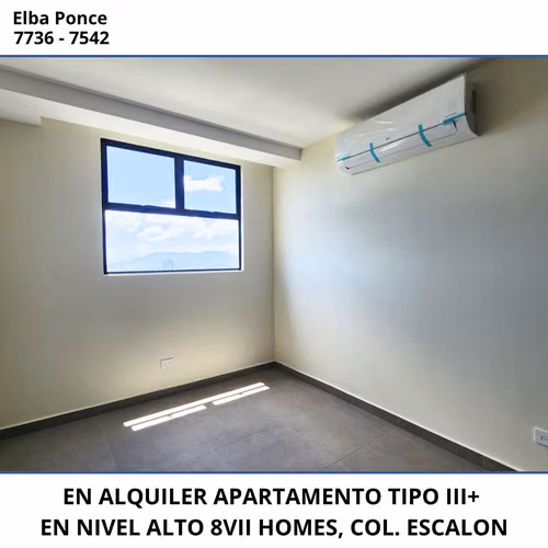 EN ALQUILER | APARTAMENTO A ESTRENAR – 8VII HOMES III+, COLONIA ESCALÓN