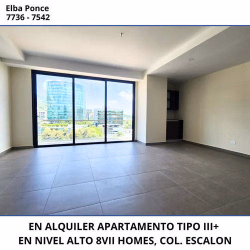 EN ALQUILER | APARTAMENTO A ESTRENAR – 8VII HOMES III+, COLONIA ESCALÓN