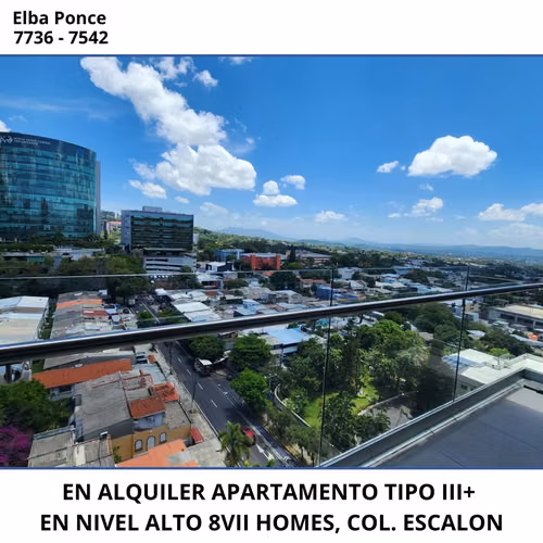 EN ALQUILER | APARTAMENTO A ESTRENAR – 8VII HOMES III+, COLONIA ESCALÓN