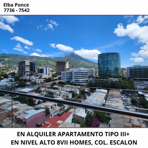 EN ALQUILER | APARTAMENTO A ESTRENAR – 8VII HOMES III+, COLONIA ESCALÓN