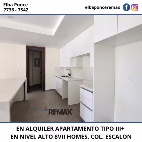 EN ALQUILER | APARTAMENTO A ESTRENAR – 8VII HOMES III+, COLONIA ESCALÓN - Imagen 3