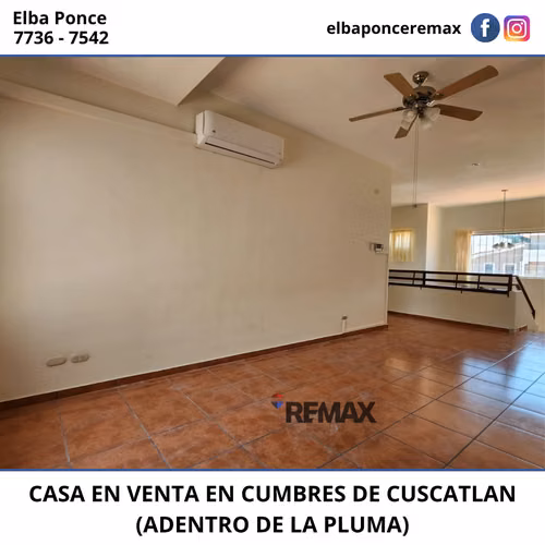 EN VENTA | CASA AMPLIA Y ELEGANTE EN CUMBRES DE CUSCATLÁN (ADENTRO DE LA PLUMA) - Imagen 6