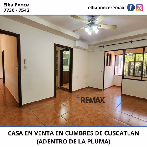 EN VENTA | CASA AMPLIA Y ELEGANTE EN CUMBRES DE CUSCATLÁN (ADENTRO DE LA PLUMA) - Imagen 7
