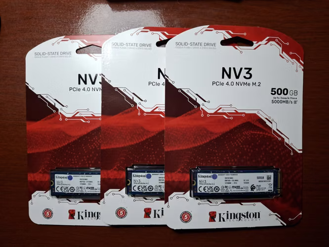 Three new KINGSTON M.2 SSD is sold!