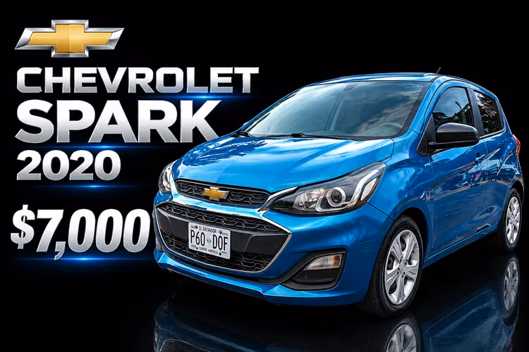 CHEVROLET SPARK 2020 Automatic 4-door Motor 1.4 Super Economic 83,000 miles A / C Tactile display with camera
