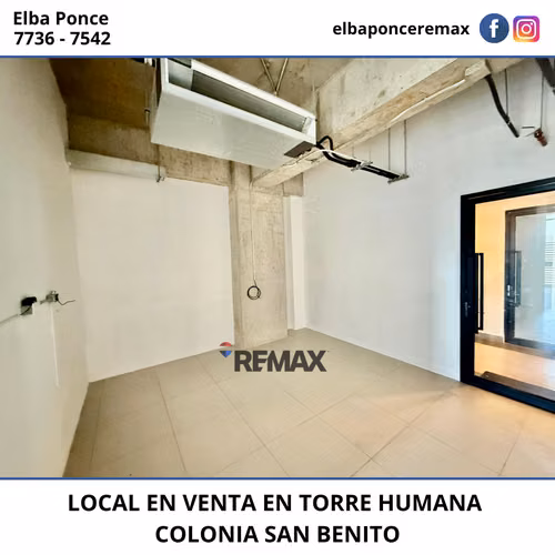 LOCAL EN VENTA EN TORRE HUMANA, COLONIA SAN BENITO - Imagen 2