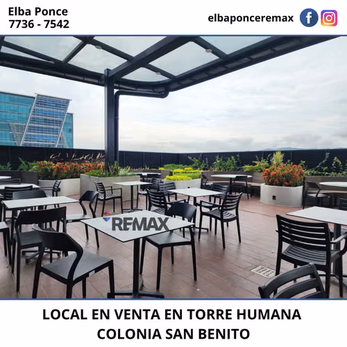 LOCAL EN VENTA EN TORRE HUMANA, COLONIA SAN BENITO - Imagen 9