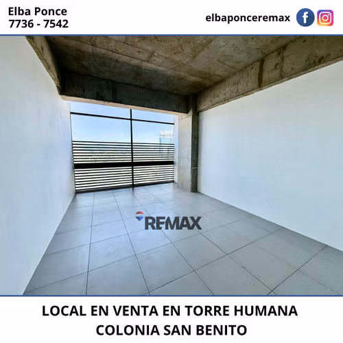 LOCAL EN VENTA EN TORRE HUMANA, COLONIA SAN BENITO - Imagen 3