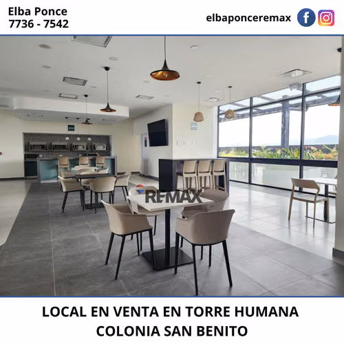 LOCAL EN VENTA EN TORRE HUMANA, COLONIA SAN BENITO - Imagen 7