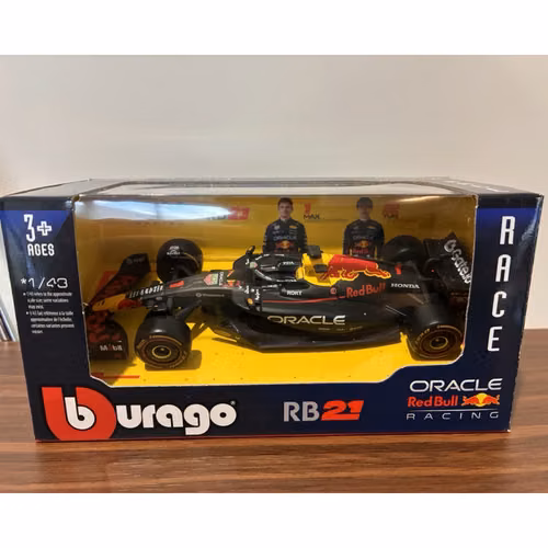 METAL Bburago Oracle Red Bull Max Verstappen Formula 1 Racing 1:43.