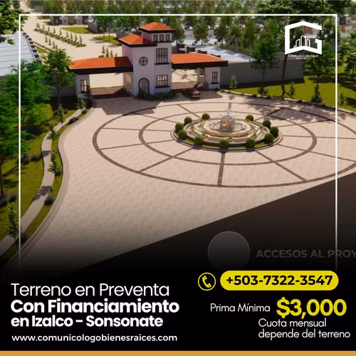 Terrenos Residenciales en Pre Venta en Izalco Sonsonate con Financiamiento  - Imagen 6
