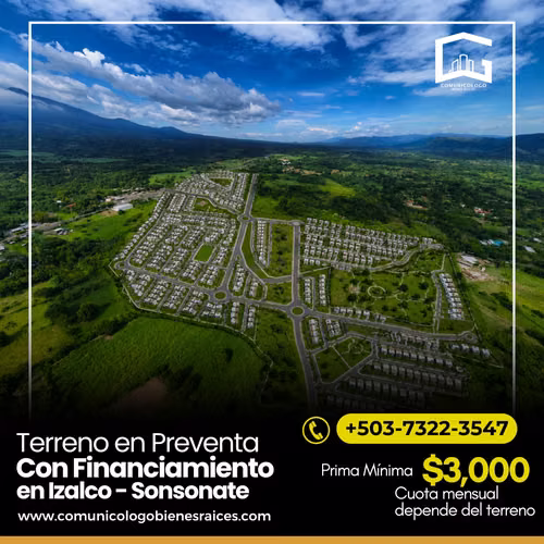 Terrenos Residenciales en Pre Venta en Izalco Sonsonate con Financiamiento  - Imagen 2