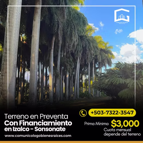 Terrenos Residenciales en Pre Venta en Izalco Sonsonate con Financiamiento  - Imagen 3