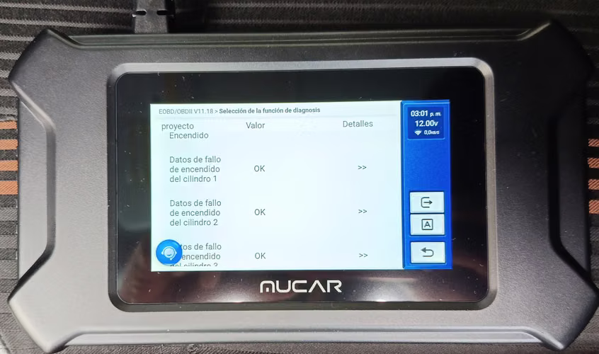 Escaner Automotriz OBD2 Mucar CS6 NUEVO Lee 6 módulos, 7 Funciones especiales. Scanner 