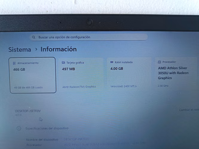 Laptop lenovo