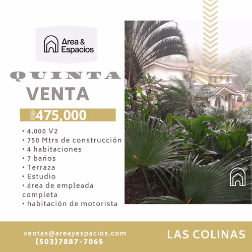 Se vende Casa en Planes de Renderos