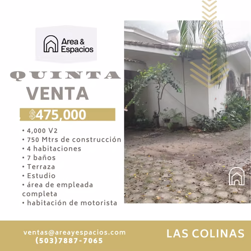 Se vende Casa en Planes de Renderos