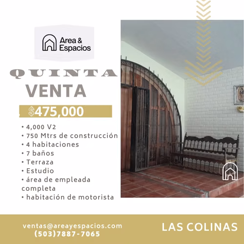 Se vende Casa en Planes de Renderos