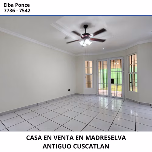 AMPLIA CASA EN VENTA EN MADRESELVA, ANTIGUO CUSCATLAN - Imagen 3