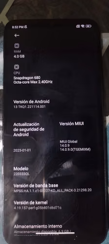 Vendo celular Xiomi Redmi Note10c