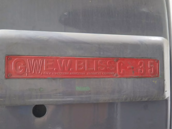 TROQUELADORA BLISS 35 TON