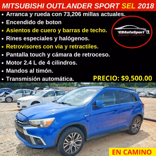 MITSUBISHI OUTLANDER SPORT SEL 2018 - Imagen 1