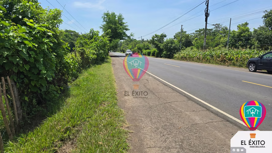 VENDO TERRENO DE 5 MANZANAS SOBRE LA CARRETERA A FRONTERA DE LA HACHADURA 