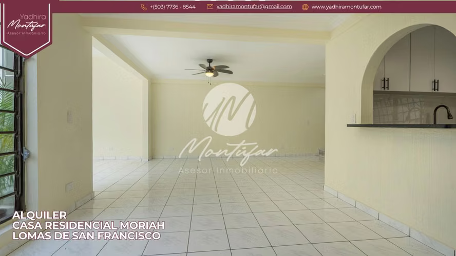 Casa en Residencial Moriah – Lomas de San Francisco en Alquiler