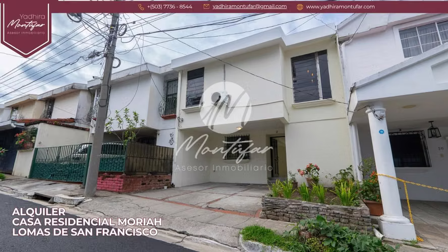 Casa en Residencial Moriah – Lomas de San Francisco en Alquiler