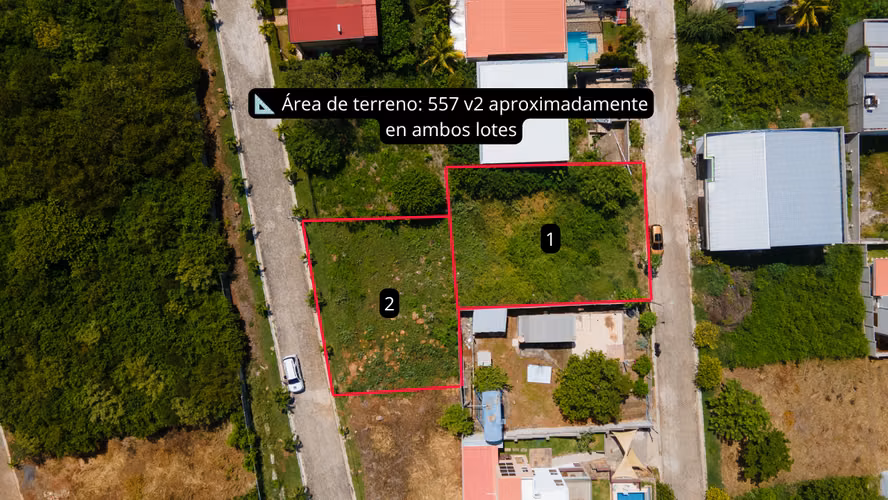 VENTA DE 2 TERRENOS EN VENTA CERCA DE PLAYA | RESIDENCIAL MIRADOR, LA LIBERTAD/EL SALVADOR - Imagen 2