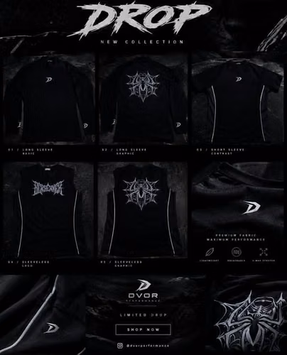 Camisas de Compresión Dvor Performance | Manga Corta, Larga y Sin Mangas