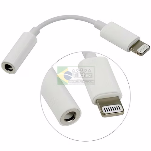 Conector Lightning a 3.5mm, Adaptador Audífonos iPhone