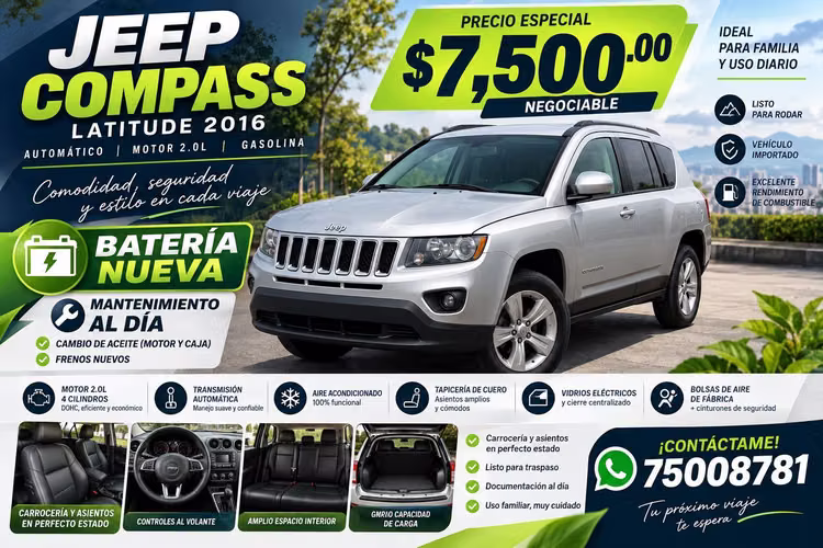 Jeep Compass Latitude 2016 – Automática