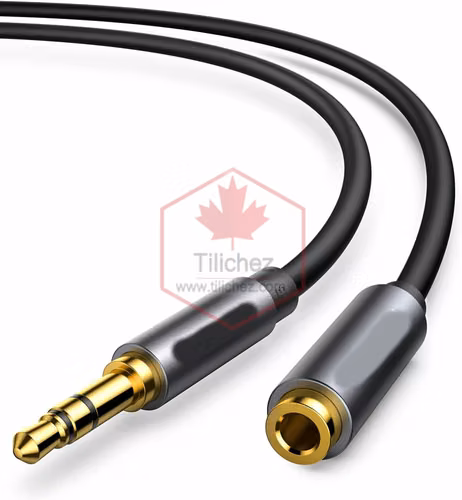 Extensión Cable Auxiliar 3.5mm Macho a Hembra