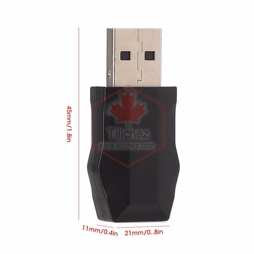 Adaptador Bluetooth 5.0 USB transmisor y receptor audio 3.5mm 