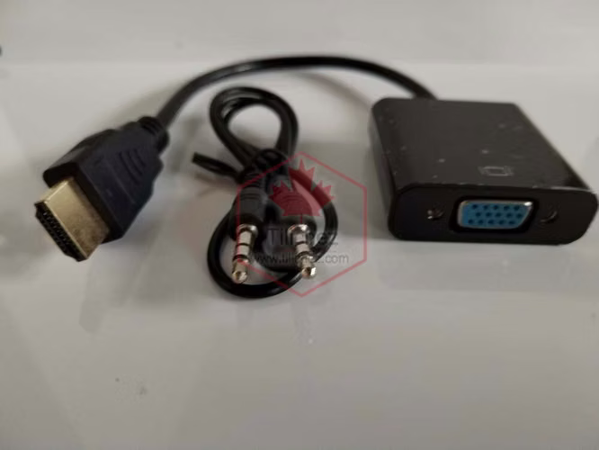 	  Adaptador HDMI a VGA con audio