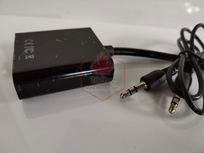 	  Adaptador HDMI a VGA con audio