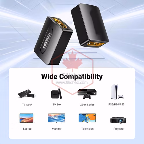 Acoplador HDMI Hembra a Hembra 4K 