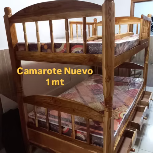 Ultimo Camarote Nuevo de Madera Laurel 