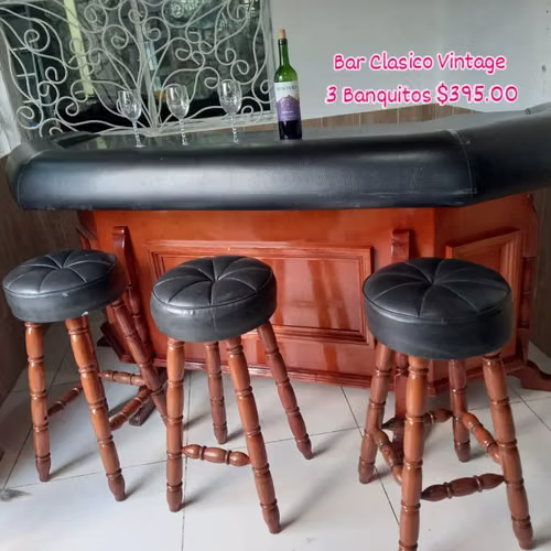 Elegante Bar de Madera Clasico 