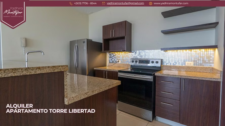 APARTAMENTO TORRE LIBERTAD COL. ESCALON PARTE ALTA CON LINEA BLANCA MANTENIMIENTO INCLUIDO - Imagen 3