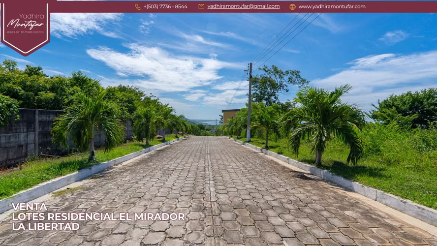 SE VENDE 2 LOTES PARCIAL O TOTAL EN RESIDENCIAL EL MIRADOR, LA LIBERTAD CON UNA VISTA ESPECTACULAR AL MAR A MEDIO KILÓME - Imagen 10