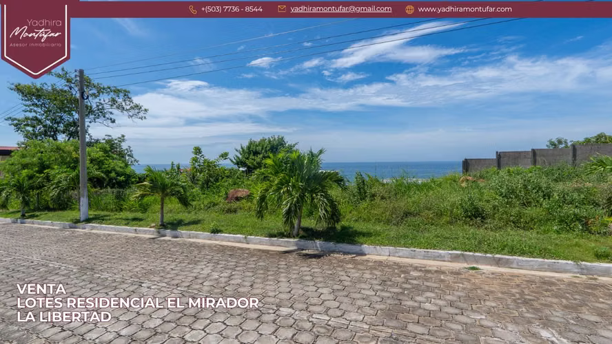SE VENDE 2 LOTES PARCIAL O TOTAL EN RESIDENCIAL EL MIRADOR, LA LIBERTAD CON UNA VISTA ESPECTACULAR AL MAR A MEDIO KILÓME - Imagen 6