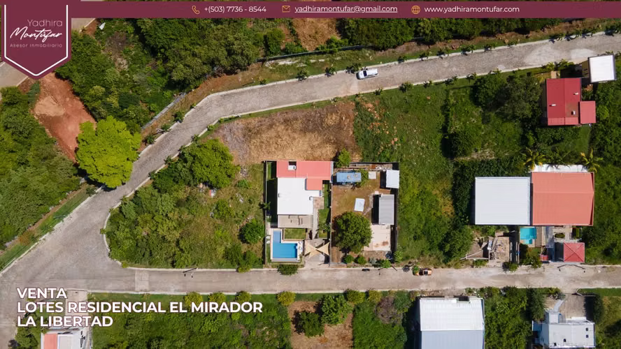 SE VENDE 2 LOTES PARCIAL O TOTAL EN RESIDENCIAL EL MIRADOR, LA LIBERTAD CON UNA VISTA ESPECTACULAR AL MAR A MEDIO KILÓME - Imagen 4