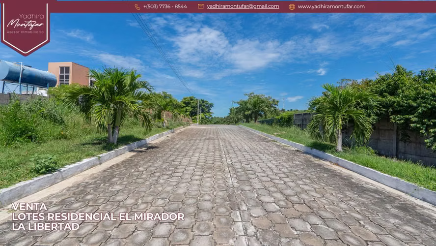 SE VENDE 2 LOTES PARCIAL O TOTAL EN RESIDENCIAL EL MIRADOR, LA LIBERTAD CON UNA VISTA ESPECTACULAR AL MAR A MEDIO KILÓME - Imagen 3