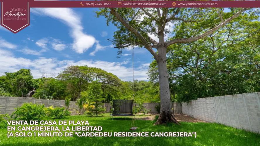 Venta de casa de Playa  en Cangrejera, La Libertad (a solo 1 minuto de "Cardedeu Residence Cangrejera")