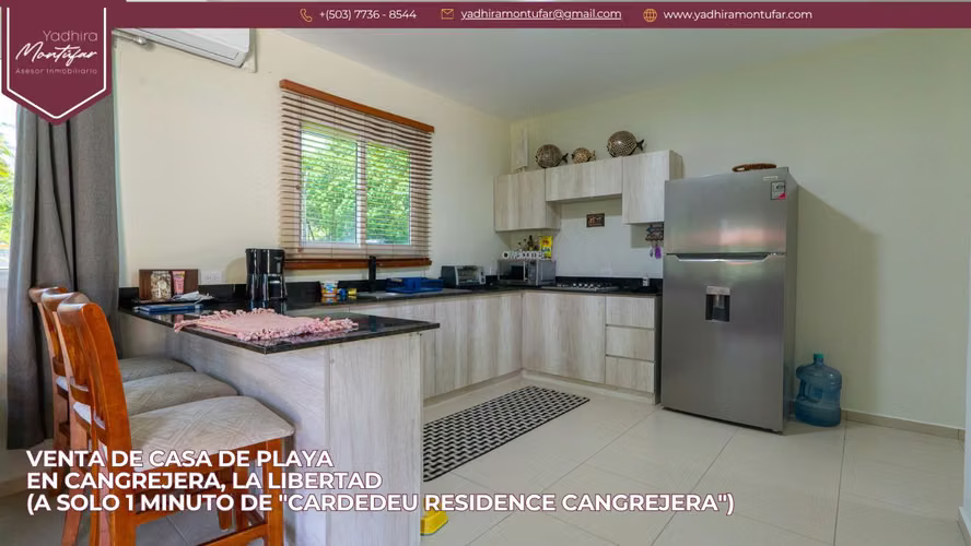 Venta de casa de Playa  en Cangrejera, La Libertad (a solo 1 minuto de "Cardedeu Residence Cangrejera")